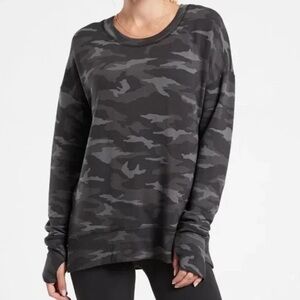 Athleta Camo Coaster Luxe Sweatshirt